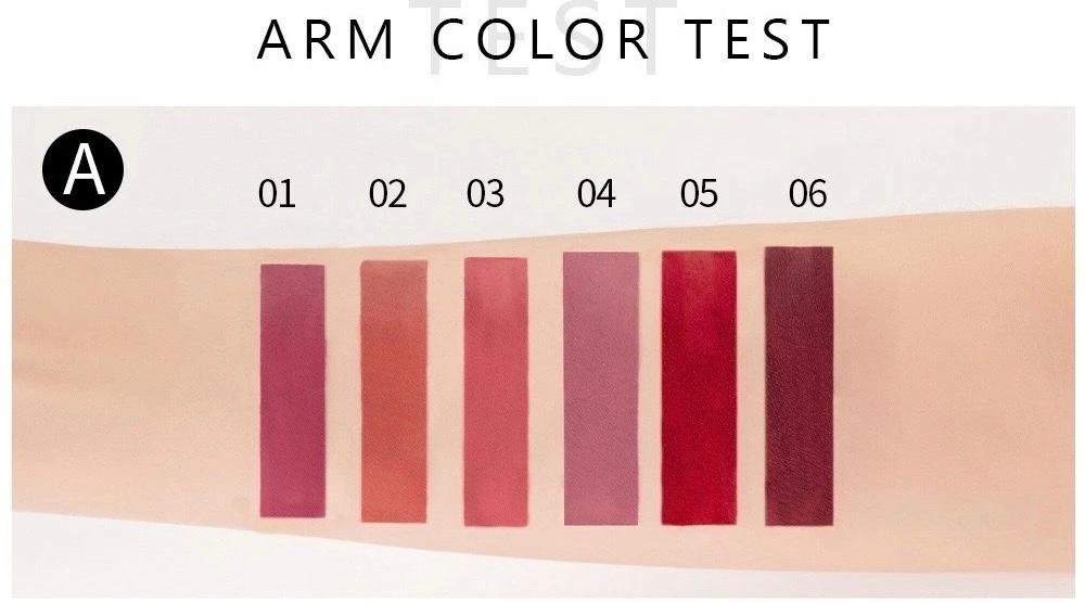 HANDAIYAN 6 Colors Velvet Lips Tint Set - Image 3